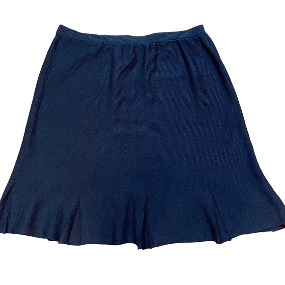 Steve Fabrikant Dresses & Skirts - Vintage Steve Fabrikant Womens Santana Knit Career Skirt Size 1X Wool Blend NEW